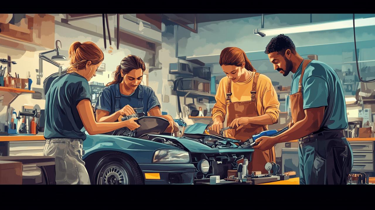 Comment les Garages Solidaires Revolutionnent l’Apprentissage de la Mecanique Auto